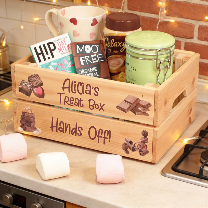 Chocolate Lover Treat Hamper Gift Crate