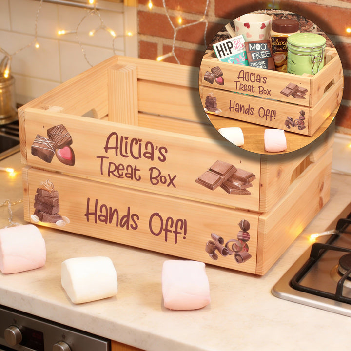 Chocolate Lover Treat Hamper Gift Crate