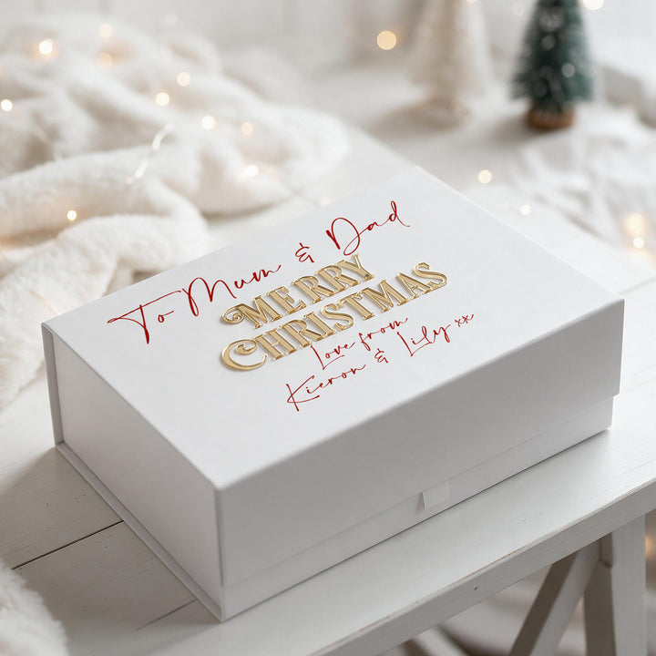 Personalised Christmas Keepsake Gift Hamper Box