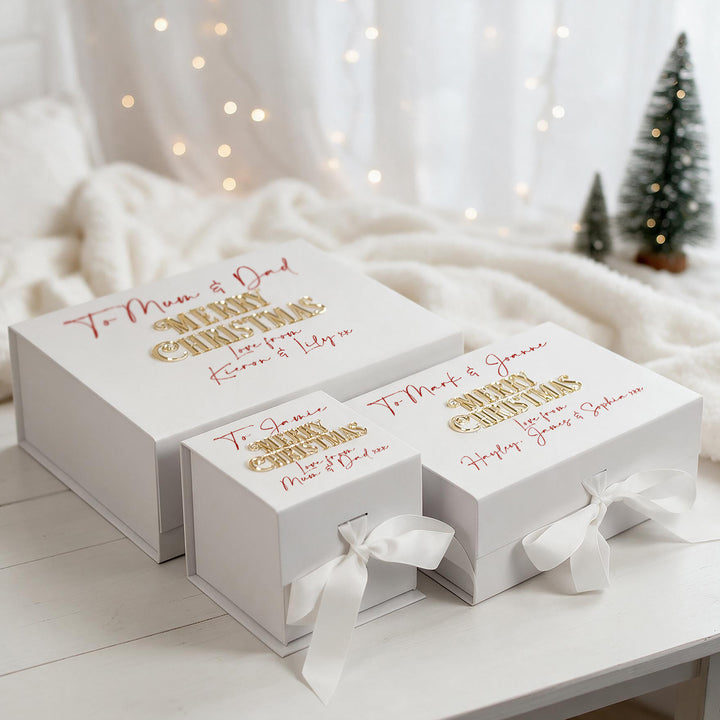 Personalised Christmas Keepsake Gift Hamper Box