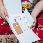 Rustic Reindeer Natural Engraved Christmas Eve Box