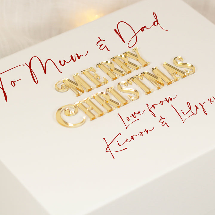 Personalised Christmas Keepsake Gift Hamper Box