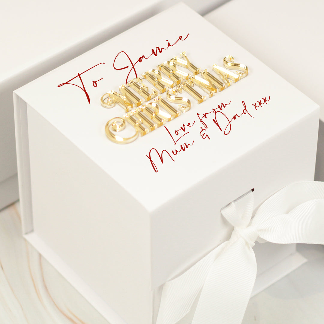 Personalised Christmas Keepsake Gift Hamper Box