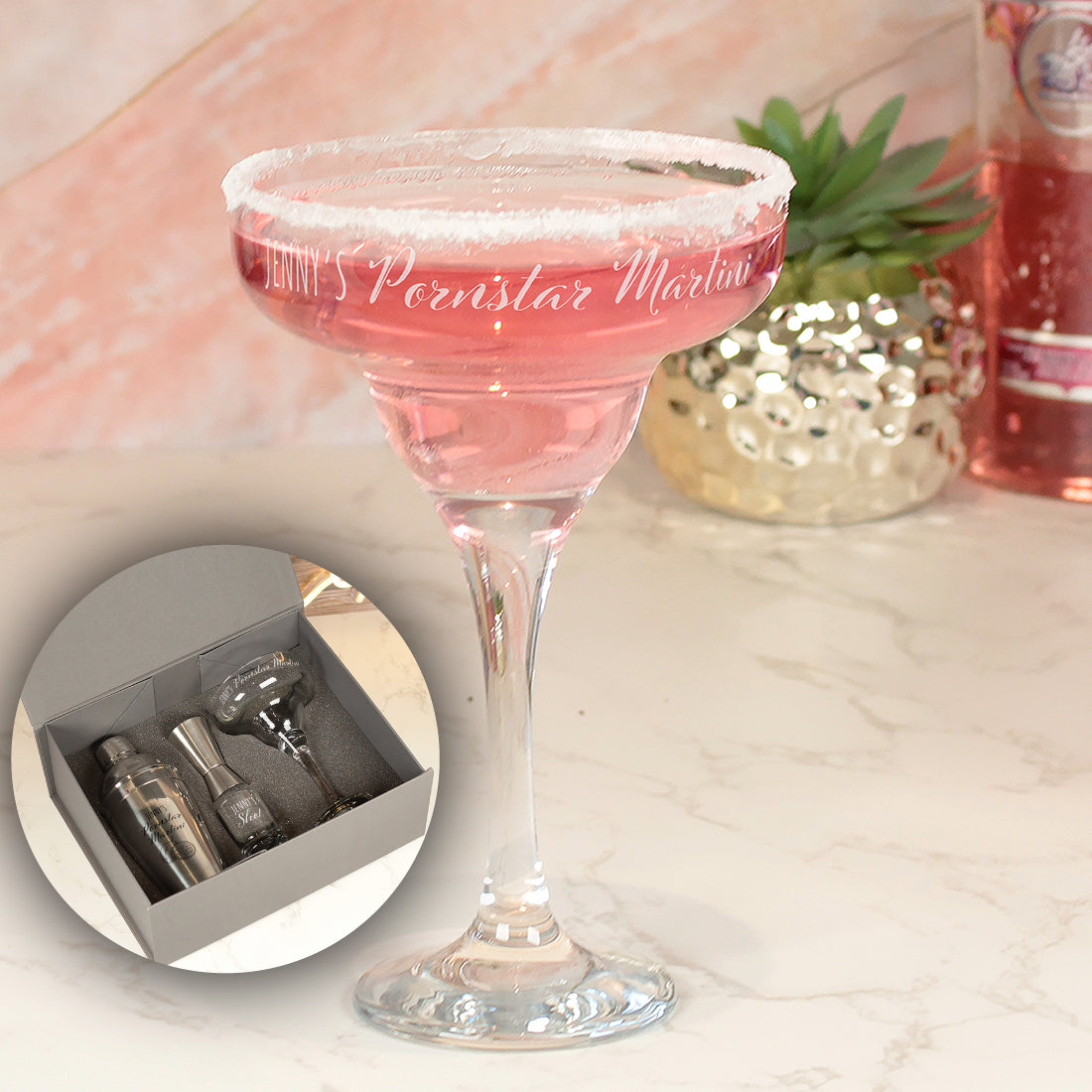 Pornstar Martini Cocktail Glass