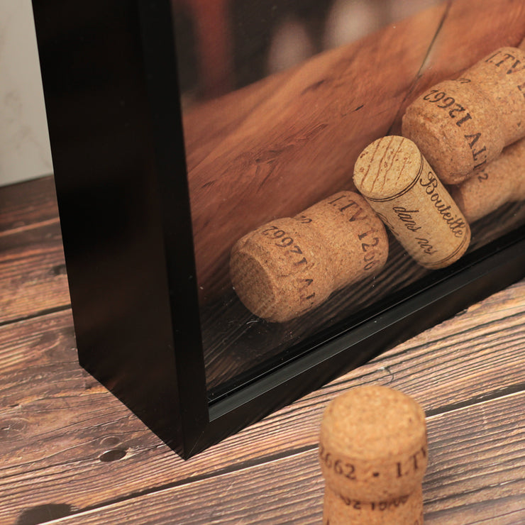 Couples That Drink Together Wine Prosecco Cork Saver Collector Frame Keepsake