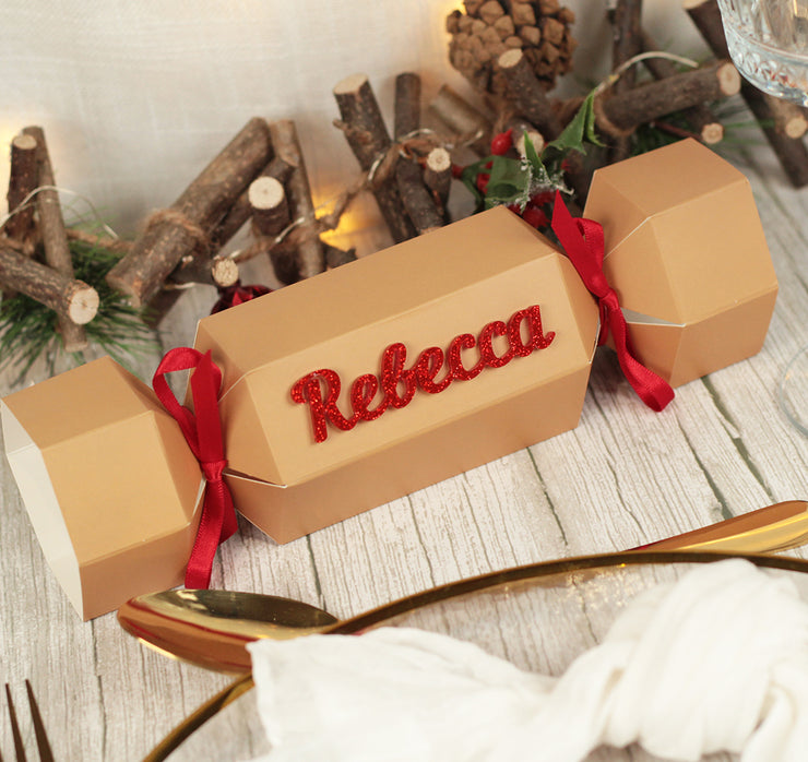 Personalised DIY Fillable Christmas Cracker Kit