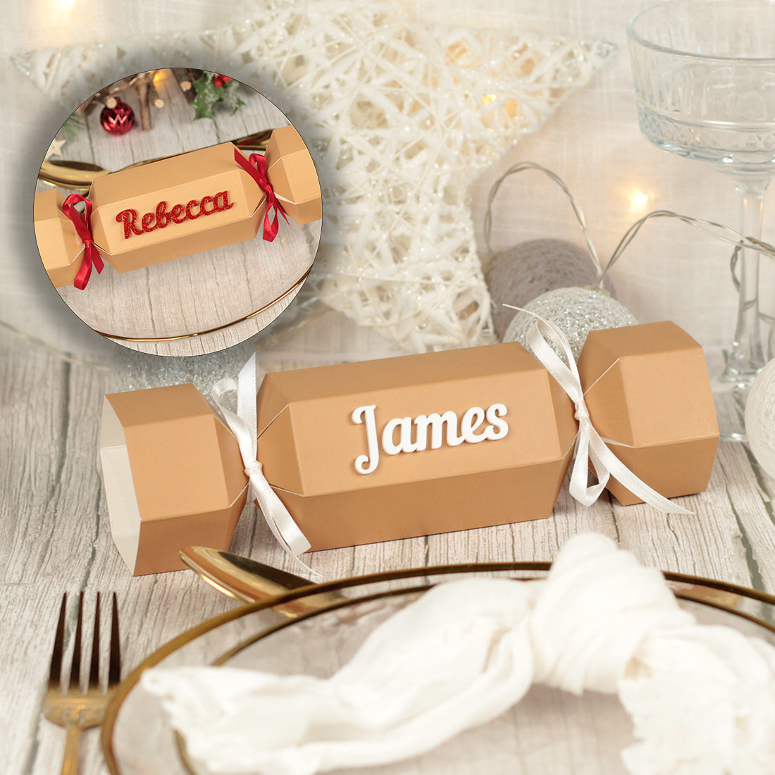 Personalised DIY Fillable Christmas Cracker Kit-Love Lumi Ltd