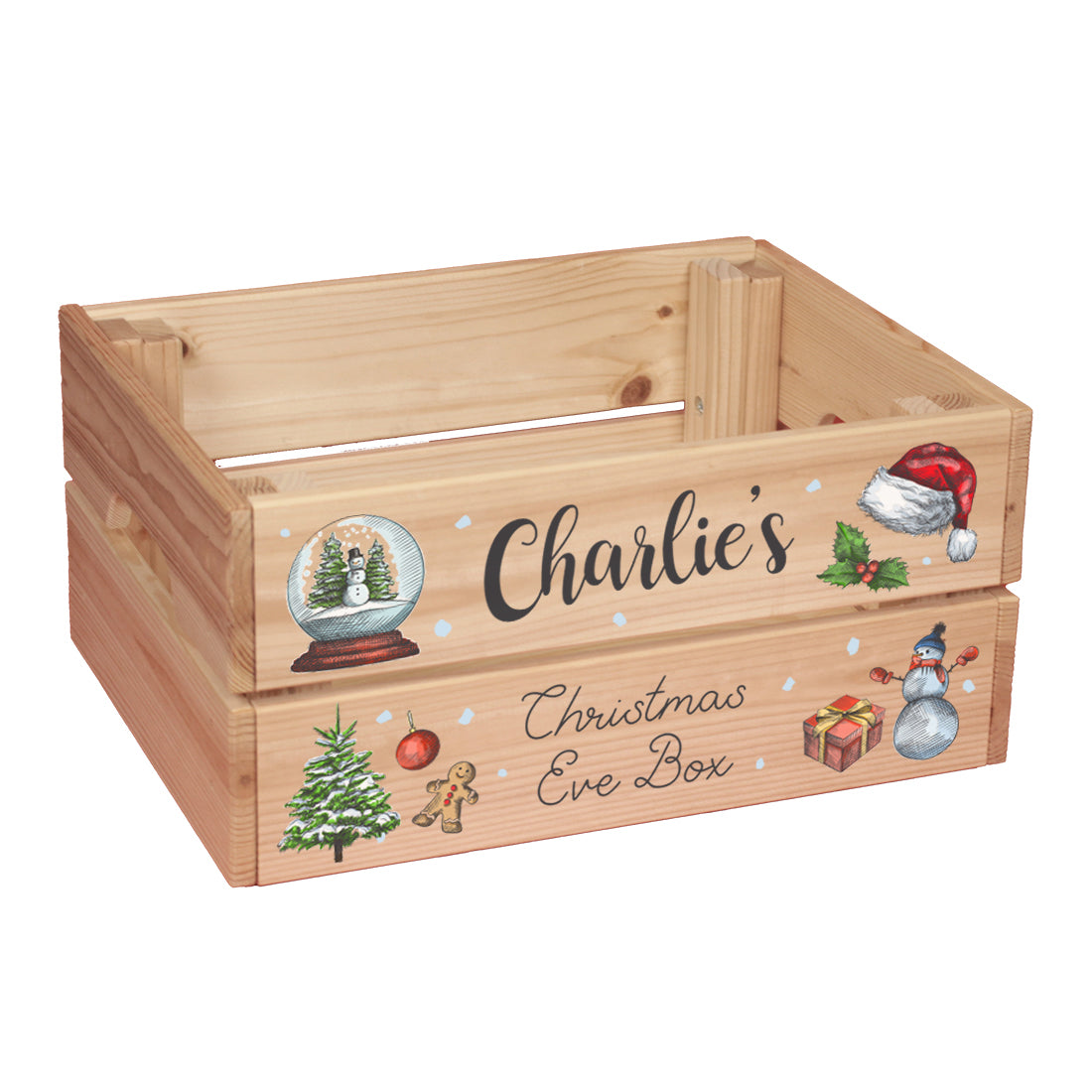 Snow Globe Christmas Eve Gift Crate-Love Lumi Ltd