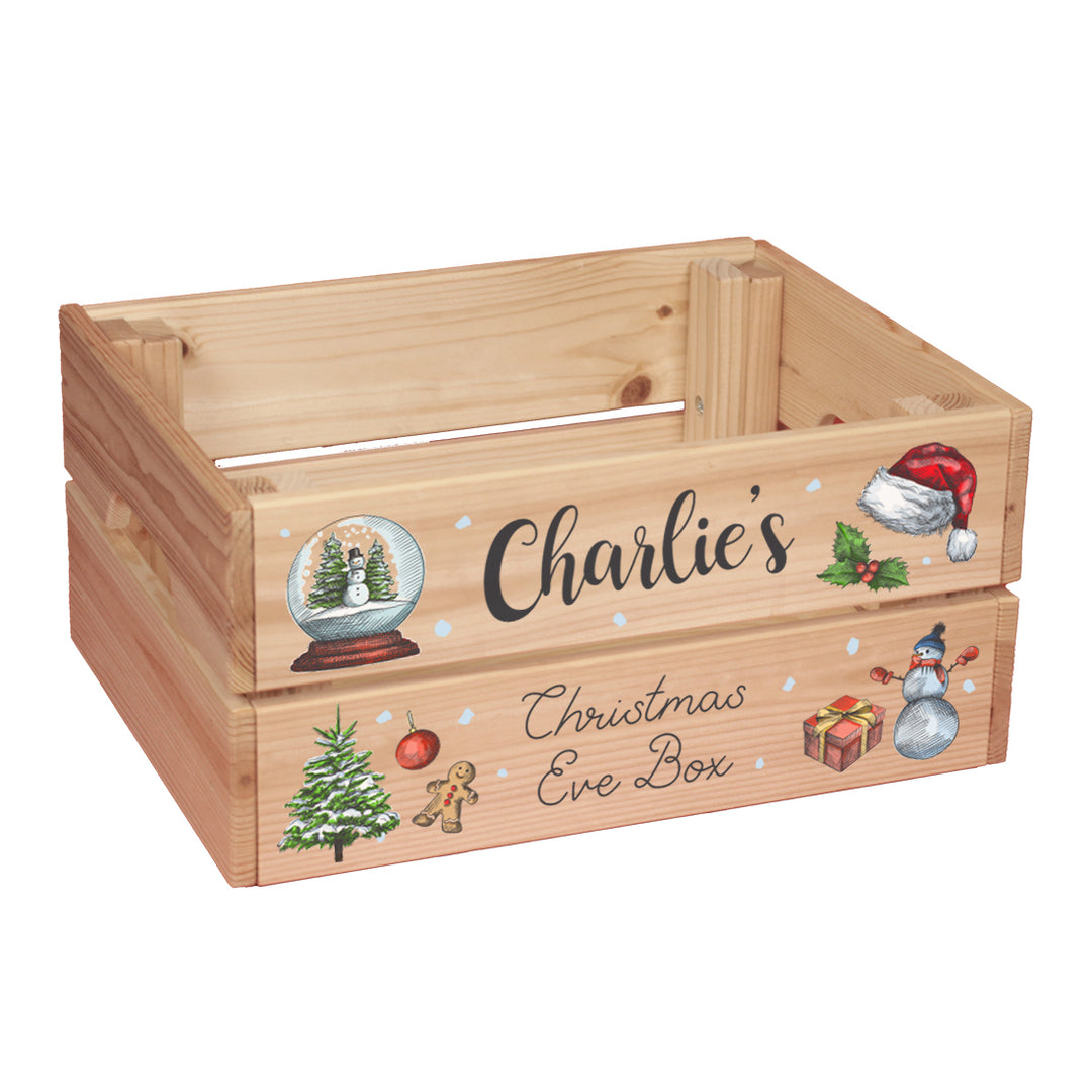 Snow Globe Christmas Eve Gift Crate-Love Lumi Ltd