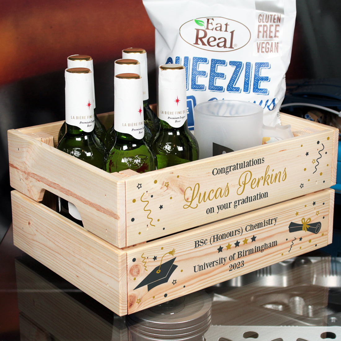 Graduation Gift Hamper Crate-Love Lumi Ltd
