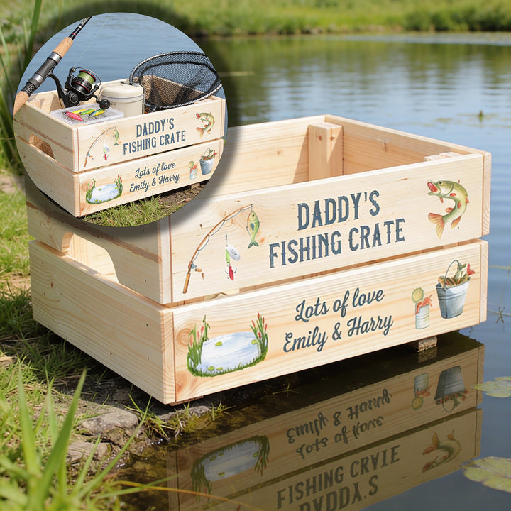 Fishing Birthday Treat Hamper Gift Crate