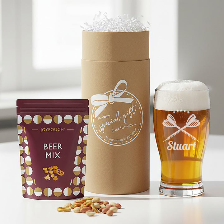 Personalised Darts Pint Glass