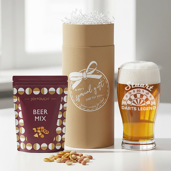 Darts Legend Pint Glass