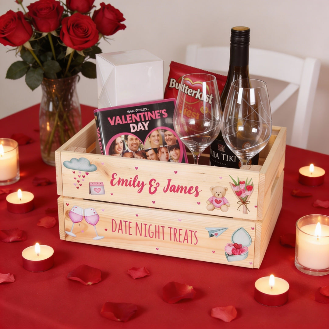Date Night Treat Hamper Gift Crate