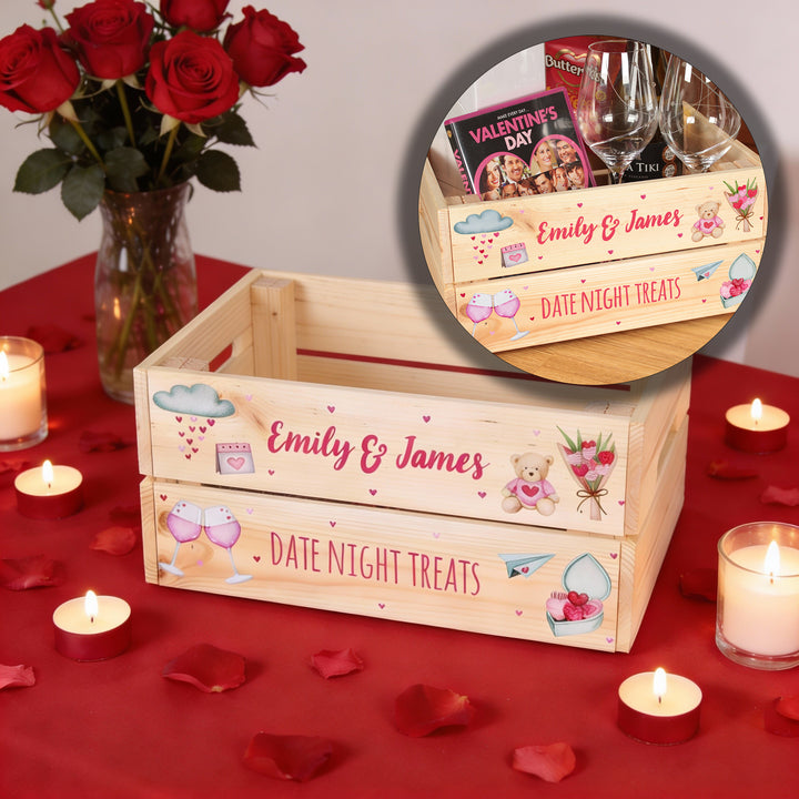 Date Night Treat Hamper Gift Crate