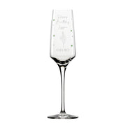 Birthstone Diamante Embellished Birthday Champagne Flute