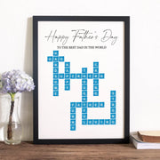 Father's Day Create Your Own Scrabble Tile Framed Print-Love Lumi Ltd