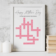 Mother's Day Create Your Own Scrabble Tile Framed Print-Love Lumi Ltd