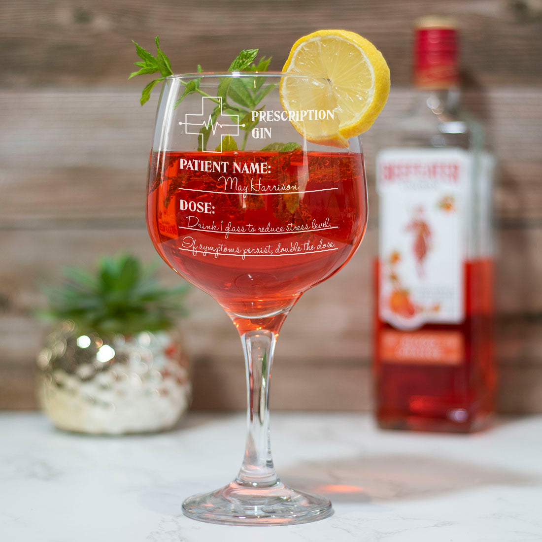 Prescription Large Balloon Gin Glass