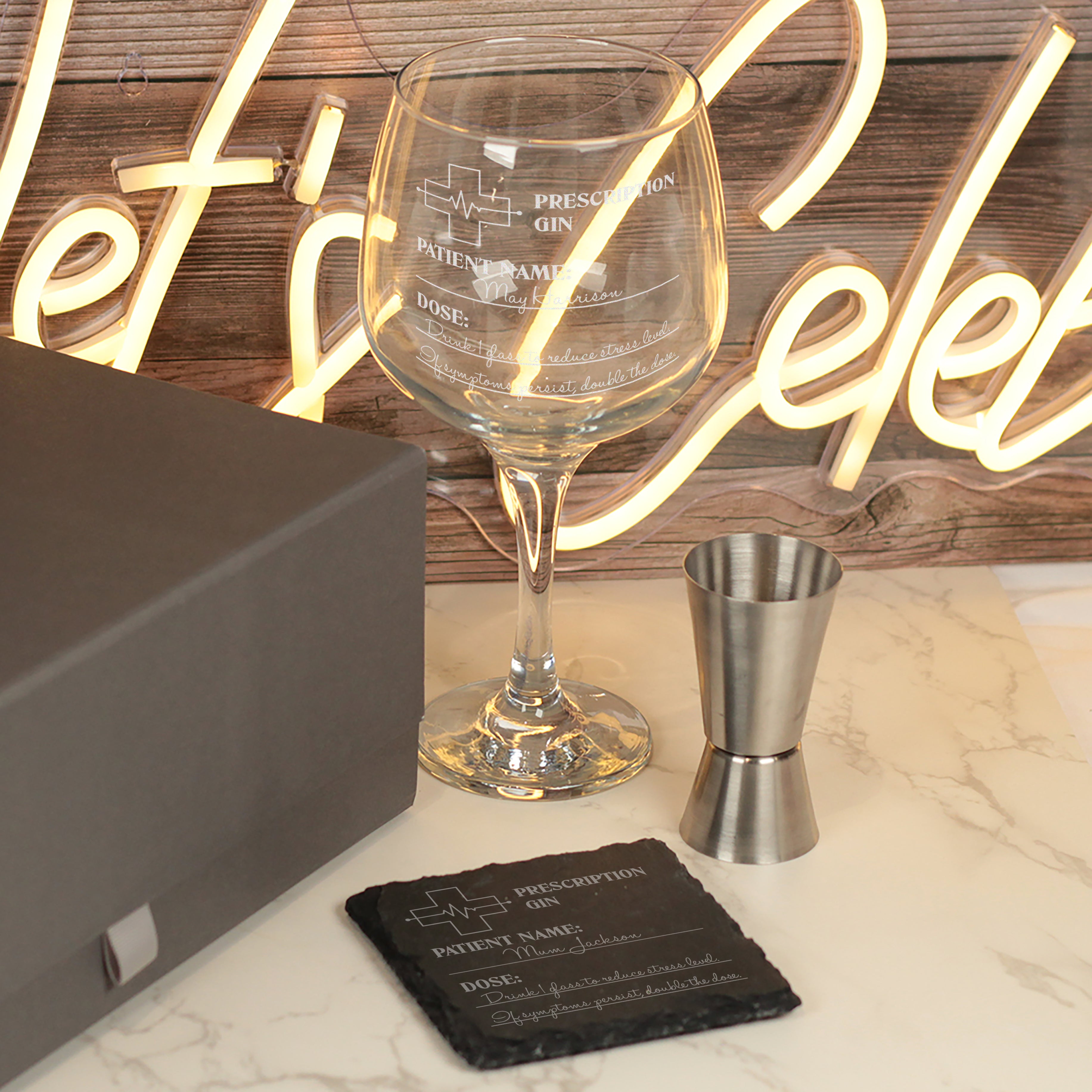 Prescription Large Balloon Gin Glass