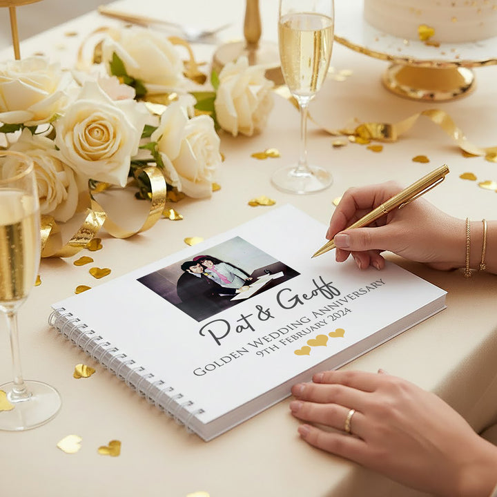Wedding Anniversary Photo Guest Book