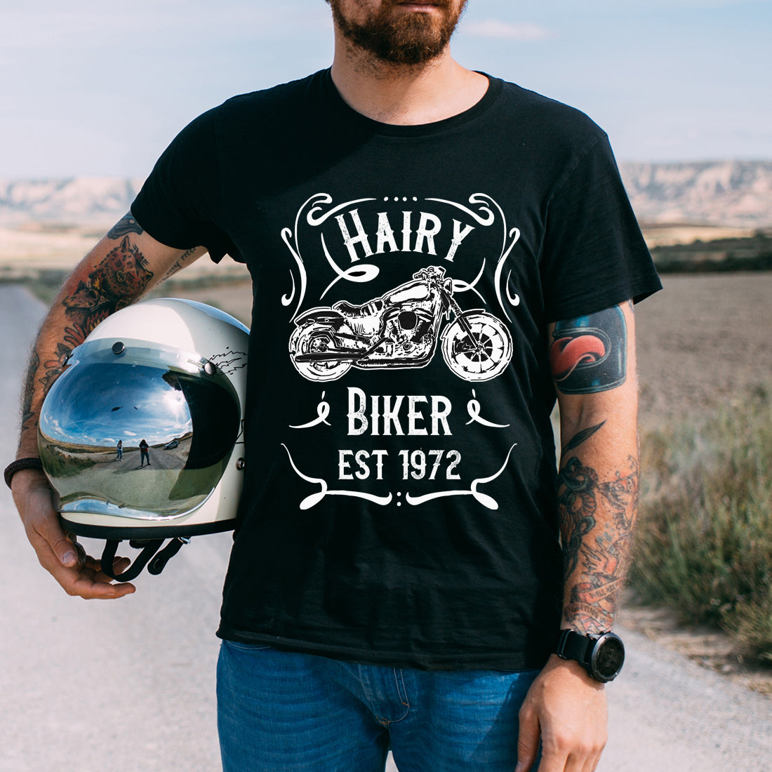 Hairy Biker Motorcycle T-Shirt