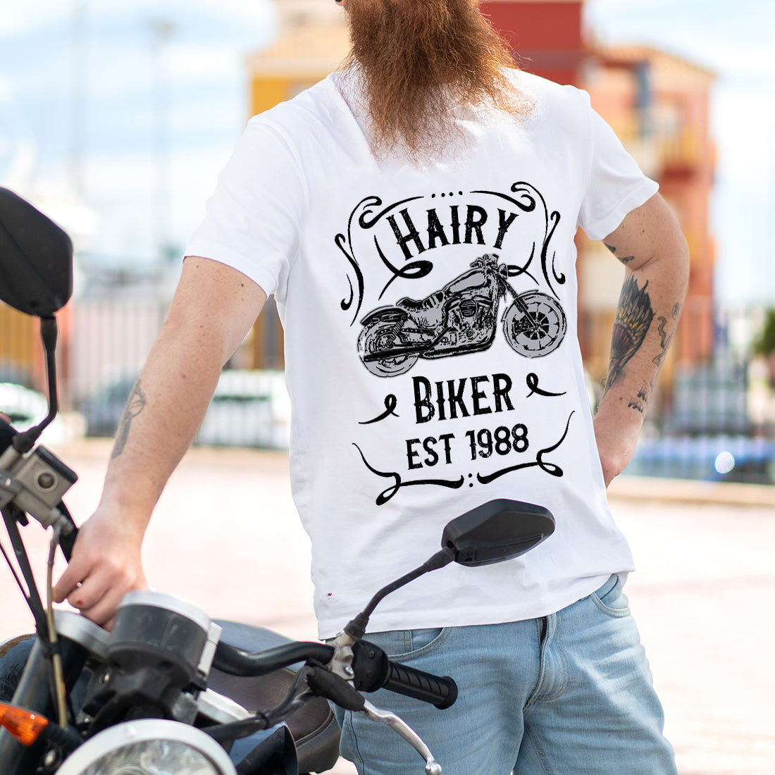 Hairy Biker Motorcycle T-Shirt