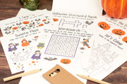 Halloween Children's Activity Puzzle Colouring Pack Gift