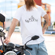 Motorcyclist Heartbeat Men's T-Shirt