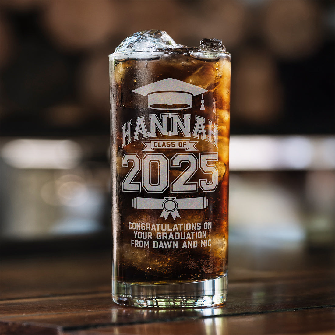 Graduation Highball Glass and Gift Boxed Set