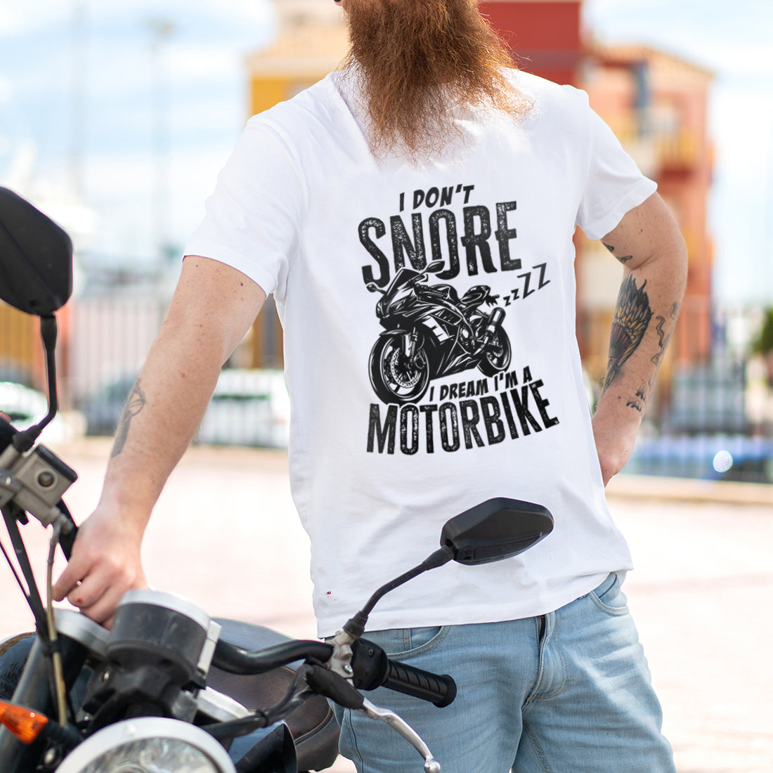 I Don't Snore I Dream I'm A Motorbike Men's T-Shirt-Love Lumi Ltd