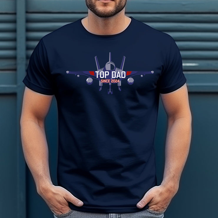 Top Dad Jet Plane T Shirt