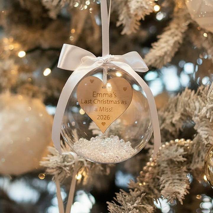 Last Christmas as a Miss Christmas Bauble