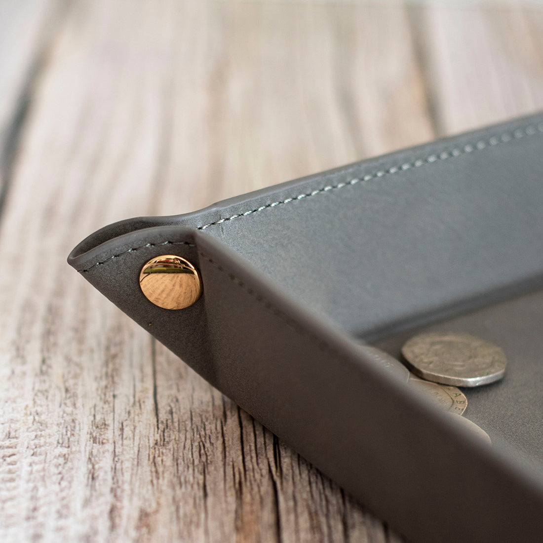 Mountain Snap Up PU Leather Desk Tidy Storage Tray-Love Lumi Ltd