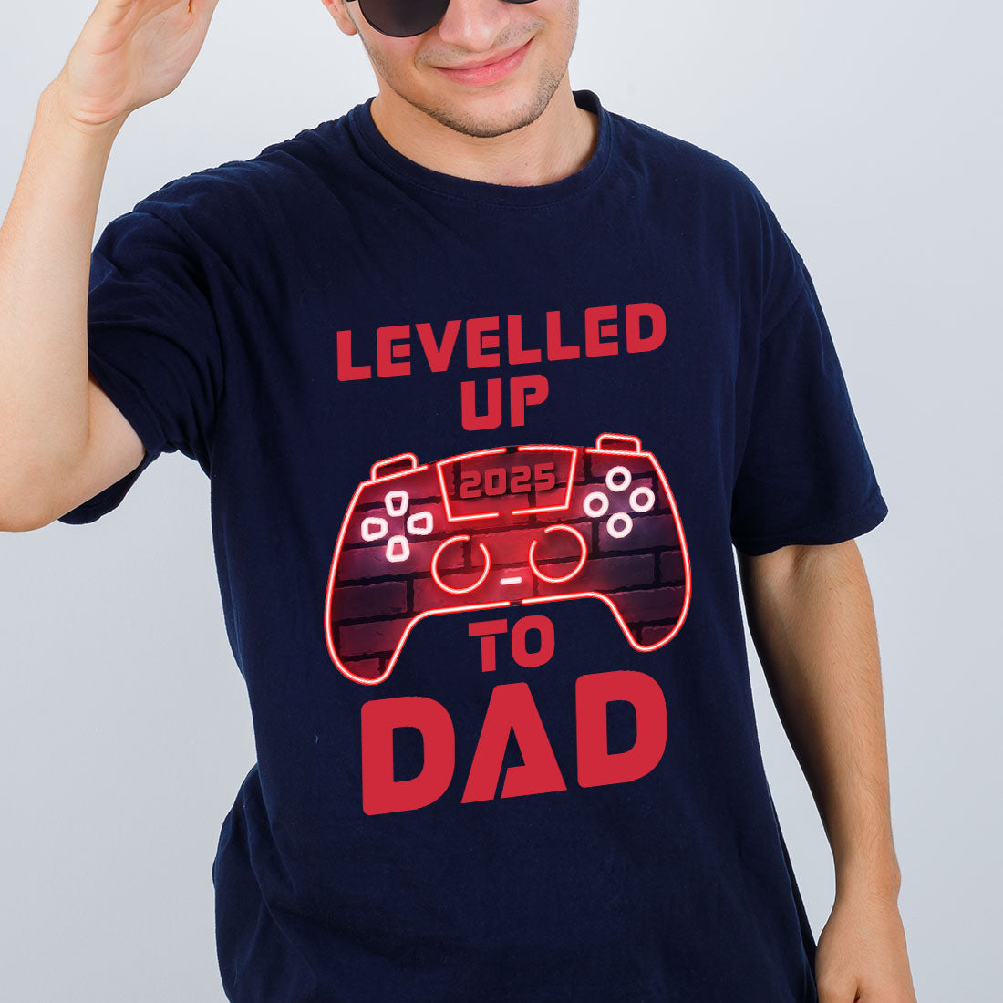 Levelled Up to Dad Gaming T-Shirt