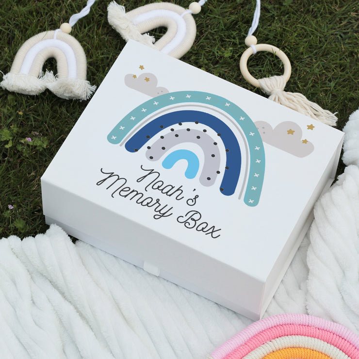 Pastel Rainbow Magnetic Memory Keepsake Box-Love Lumi Ltd