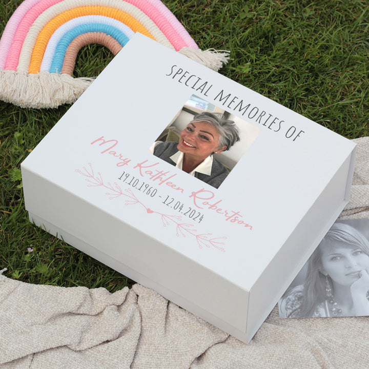 Memorial Photo Memory Keepsake Box