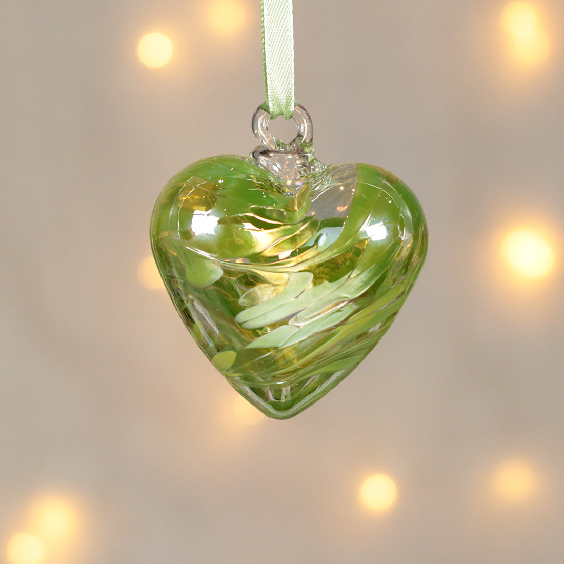 Birth Month Glass Heart