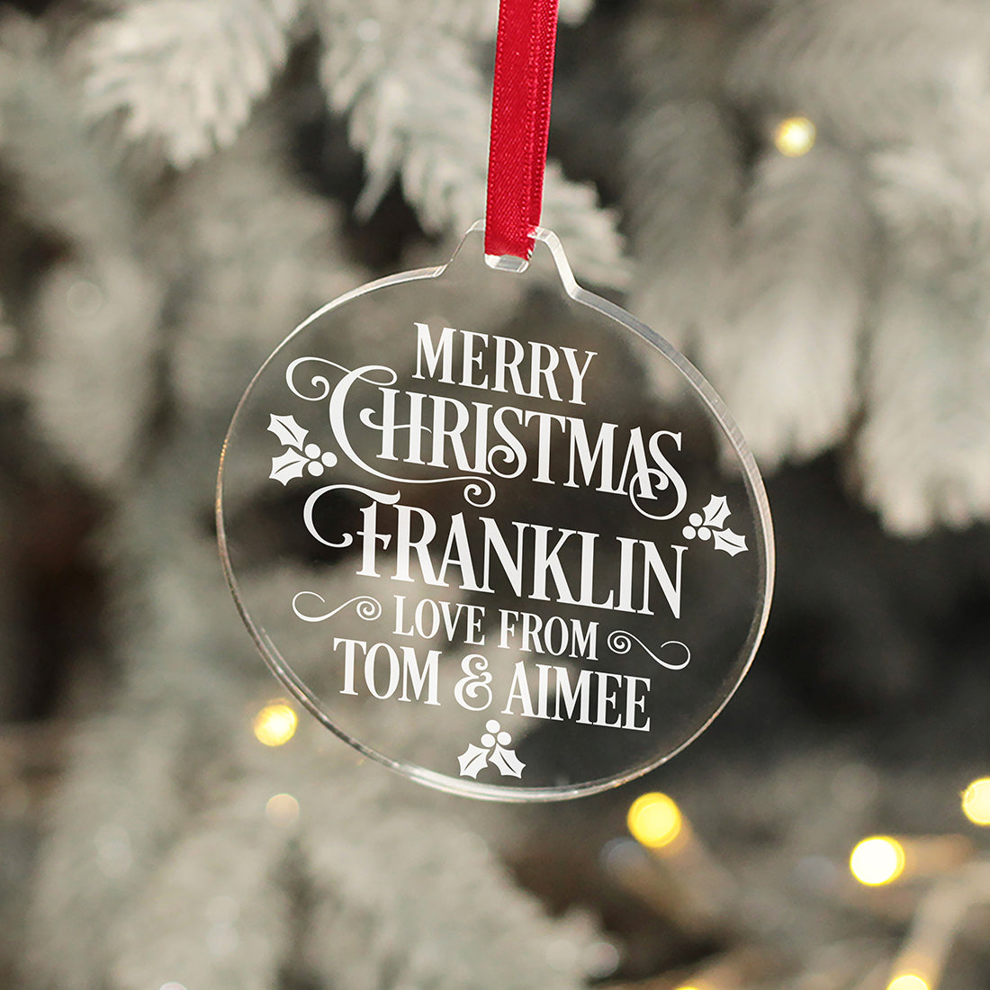 Merry Christmas Message Pint Glass and Gift Boxed Set