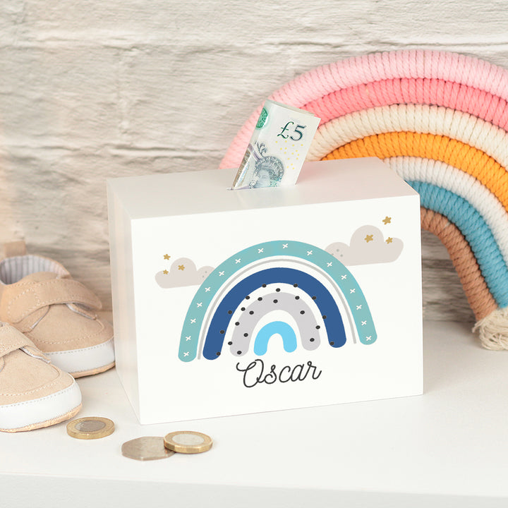 Rainbow Money Saving Box Piggy Bank-Love Lumi Ltd