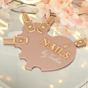 Heart Nailfie Social Media Nail or Beauty Salon Photo Prop