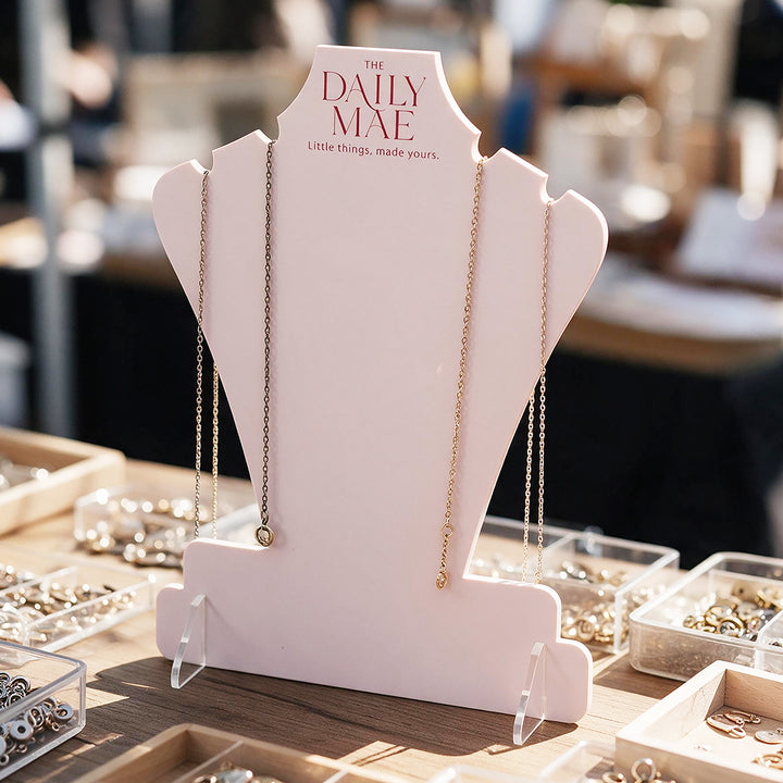 Custom Branded Necklace Chain Display Stand