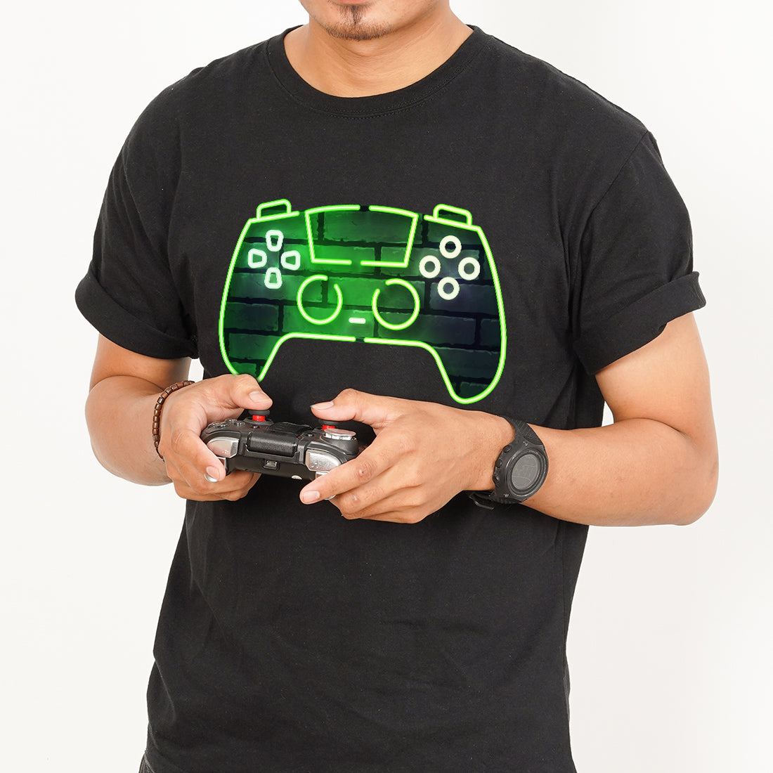 Neon Video Game Gaming Unisex Child and Adult T-Shirt-Love Lumi Ltd