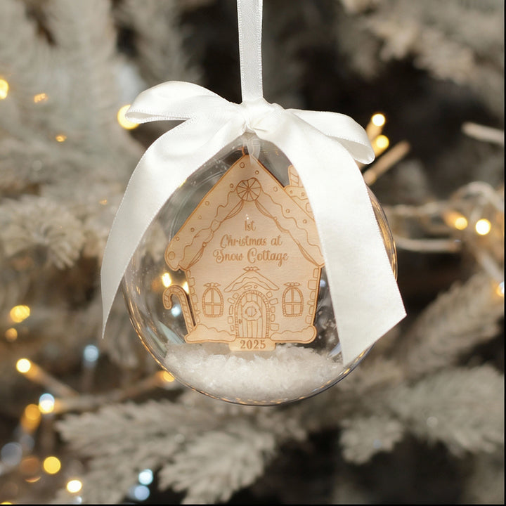 Festive House 1st Christmas at a New Home Bauble