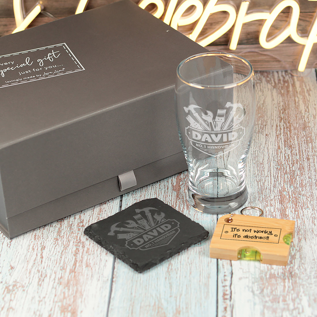 No.1 Handyman DIY themed Pint Glass