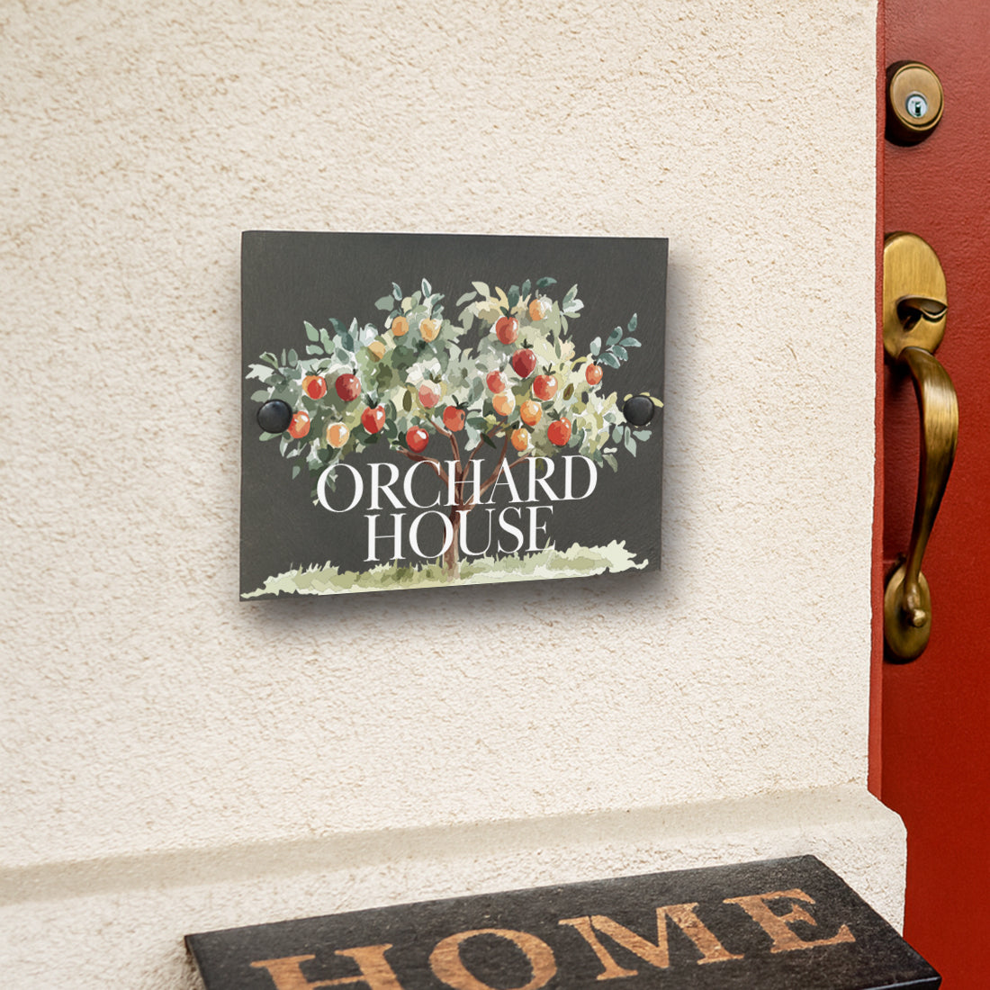 Orchard Slate House Number or Name Wall Mounted Sign