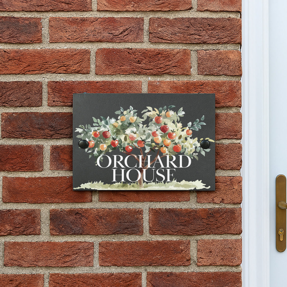Orchard Slate House Number or Name Wall Mounted Sign