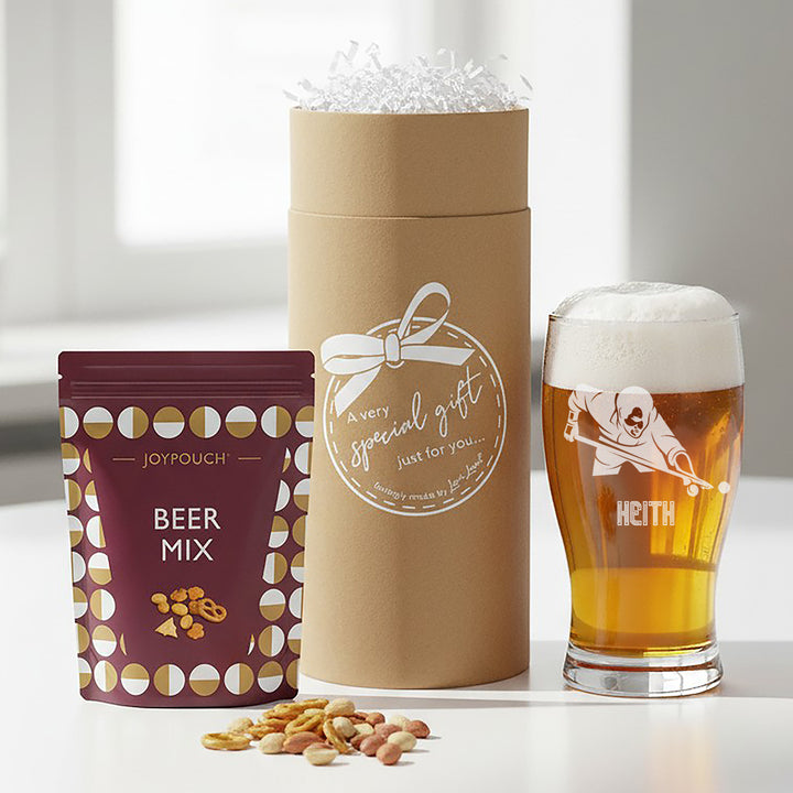 Snooker Engraved Pint Glass