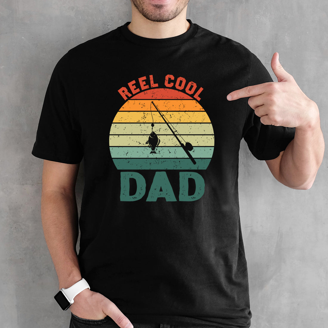 Reel Cool And Cutest Catch Dad And Baby Fishing T-Shirt and Baby Grow Set-Love Lumi Ltd