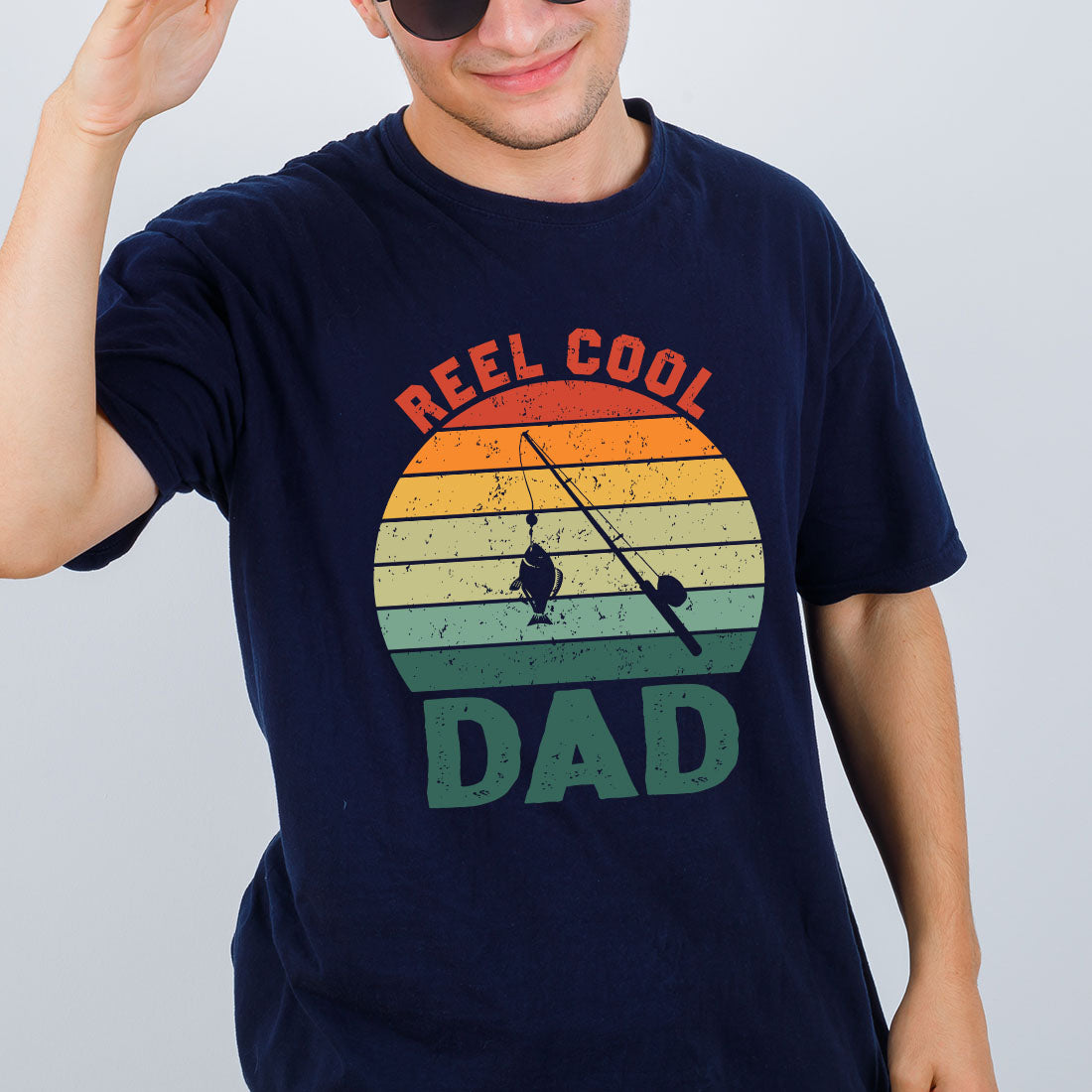 Reel Cool And Cutest Catch Dad And Baby Fishing T-Shirt and Baby Grow Set-Love Lumi Ltd